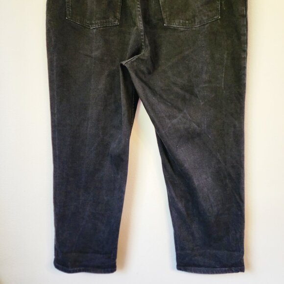 Everlane The Curvy Way High Jeans Straight Leg Women 33R Organic Cotton Black - Picture 11 of 13